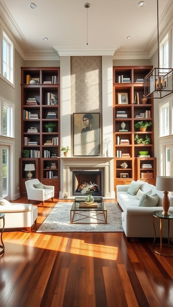 stylish storage with shelving