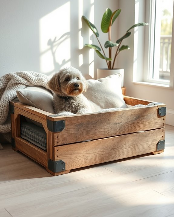 stylish upcycled pet retreat