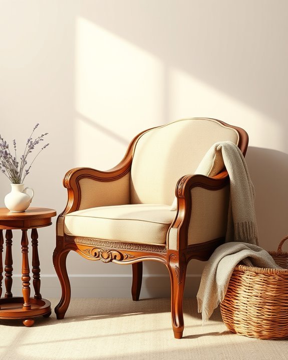 stylish vintage accent chairs