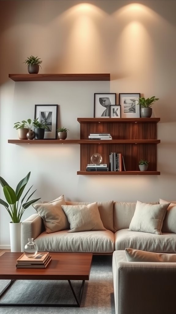 stylish wall mounted storage solution