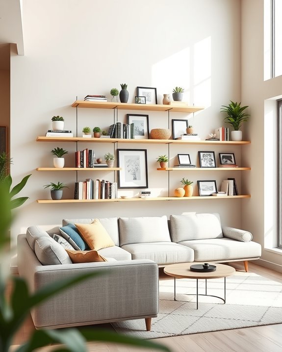 stylish wall mounted storage solutions