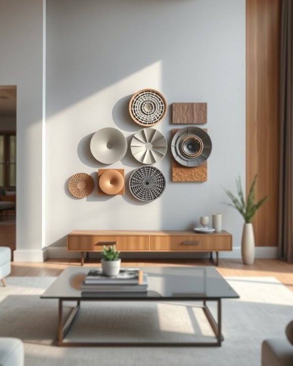 stylish wall sound diffusers