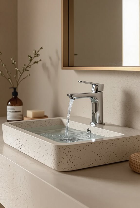stylish water saving faucet tech