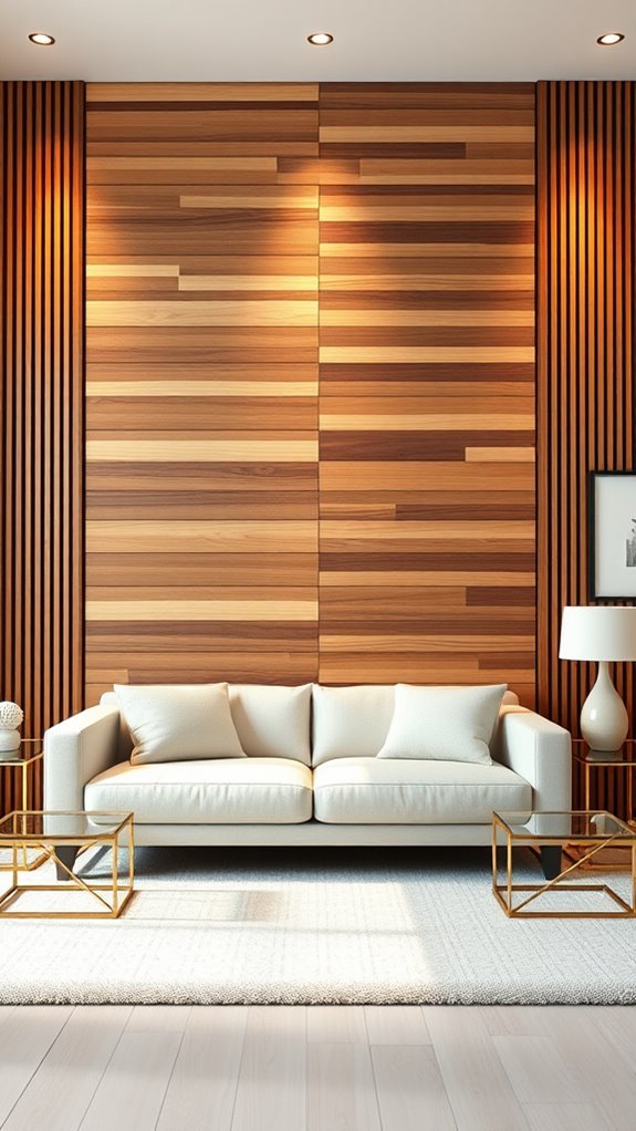 stylish wood slat design