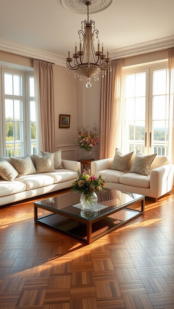 stylish wooden floor design