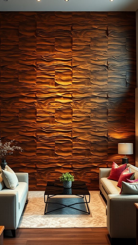 stylish wooden wall decor