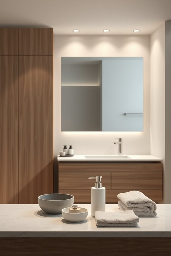 subtle ambient recessed lighting