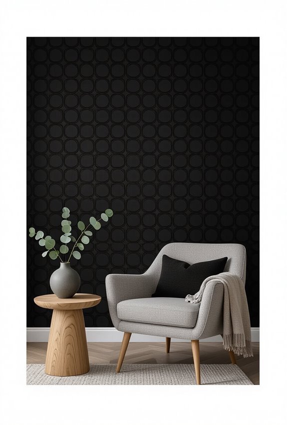 subtle black patterned texture