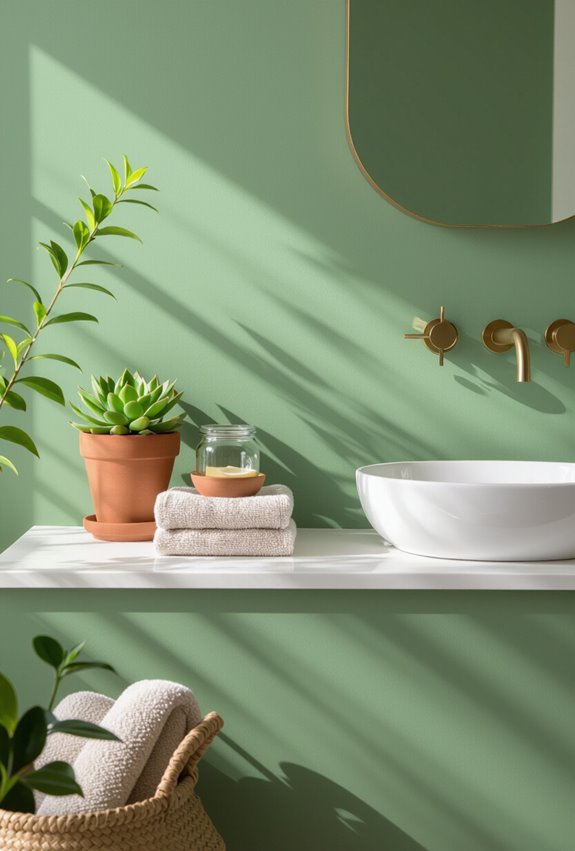 subtle earthy sage retreat
