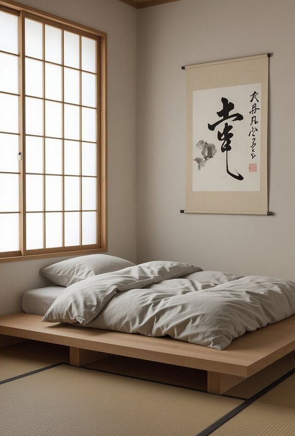subtle framed off center serenity