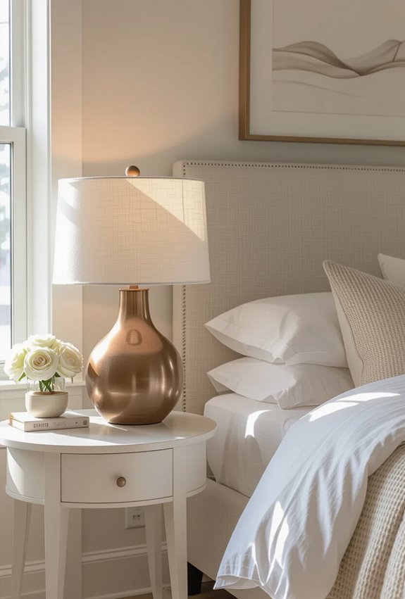 subtle luminous pale bronze elegance