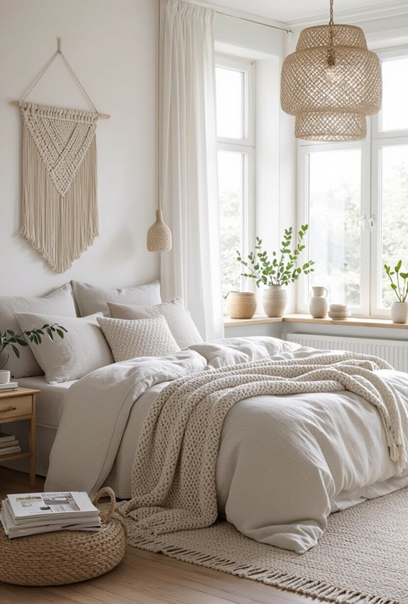 subtle macram scandinavian cozy touches