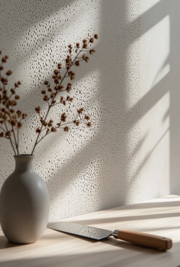 subtle micro stippled cement texture