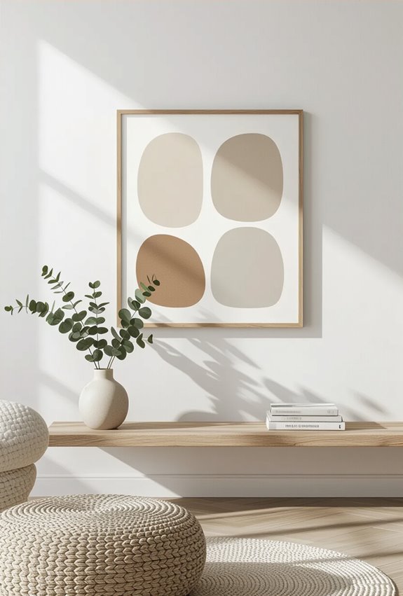 subtle minimalist abstract wallart