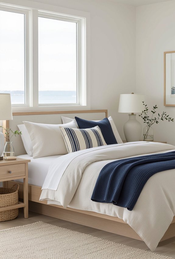 subtle nautical coastal accents