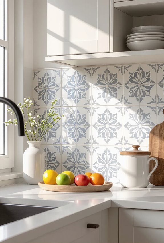 subtle timeless patterned tile