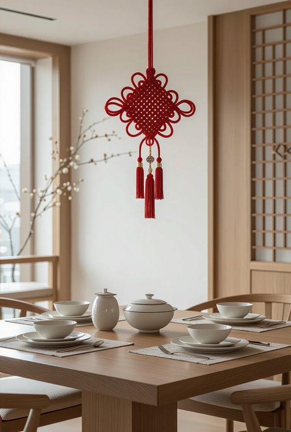 subtle traditional silk knotting
