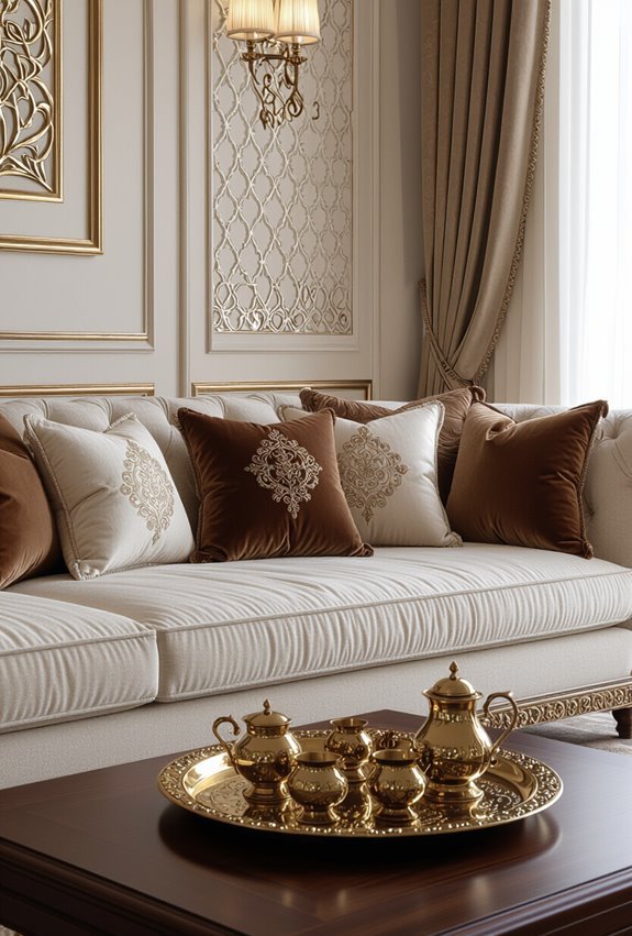 sumptuous fabrics elevate arab d cor