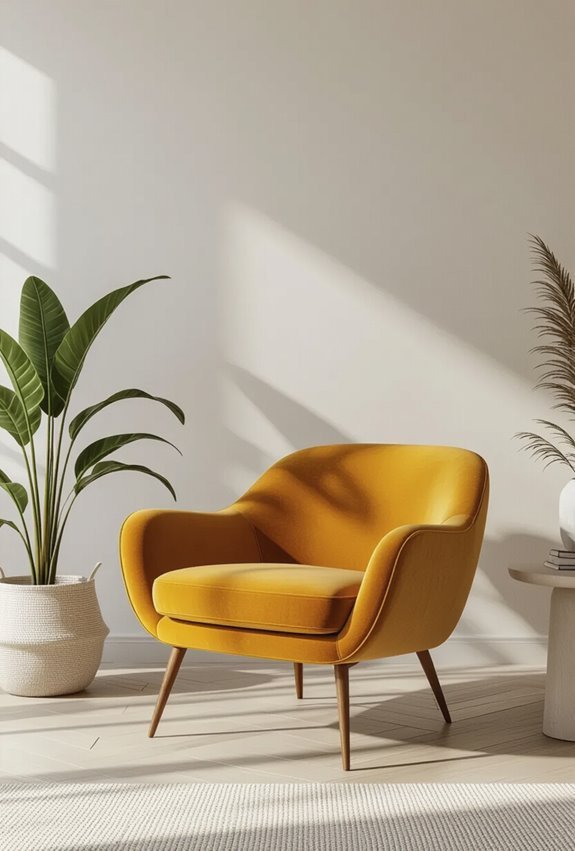 sunlit bold statement chair
