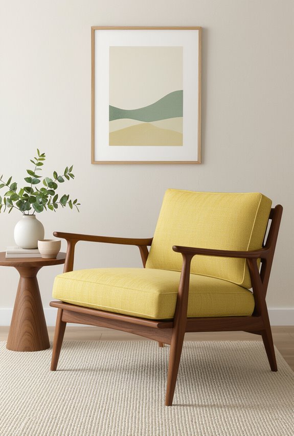 sunny mid century walnut warmth