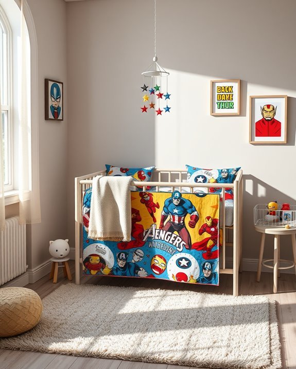 superhero themed bedding sets