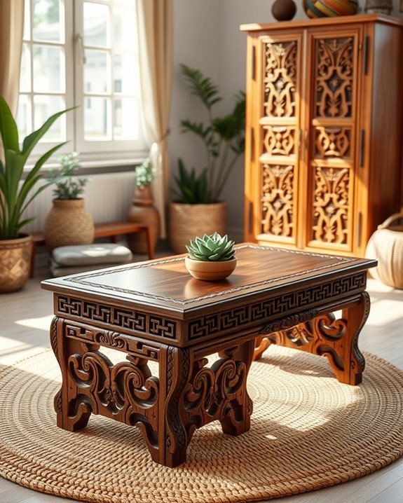 sustainable african carved furniture