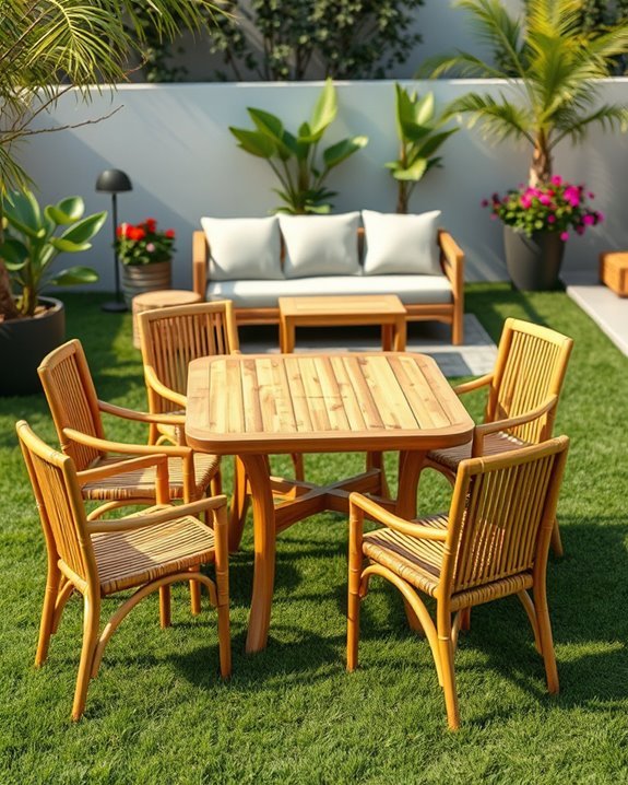 sustainable bamboo outdoor furniture