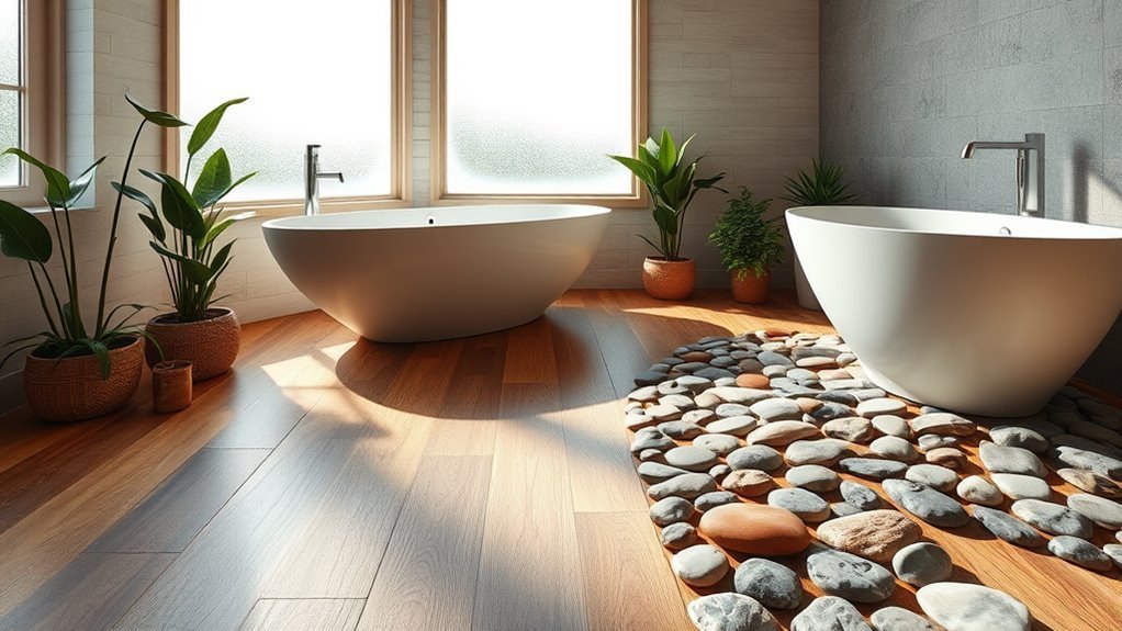 Picture of Eco-Friendly Bathroom Flooring: 45 Sustainable Design Solutions
