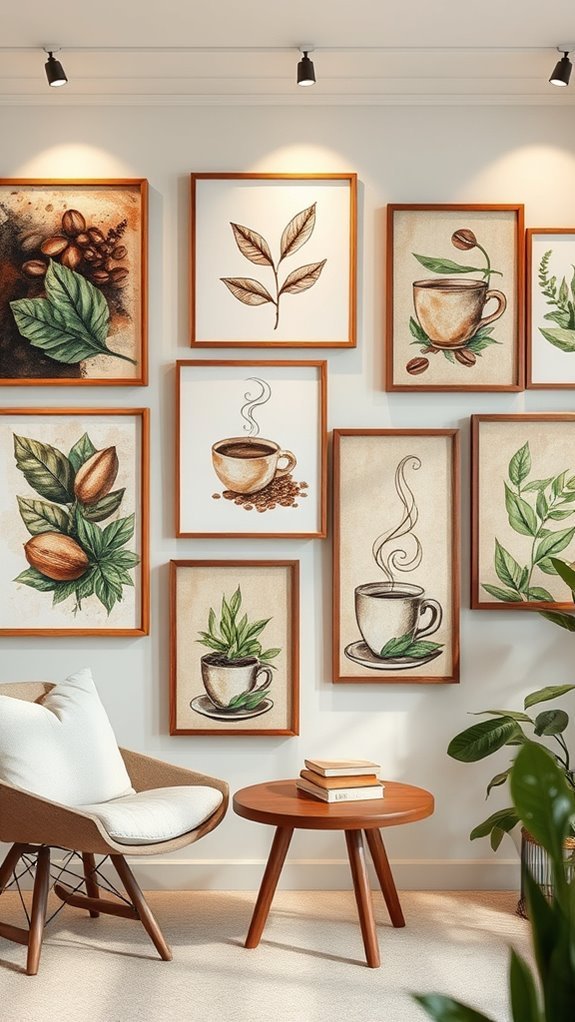 sustainable coffee themed decor ideas