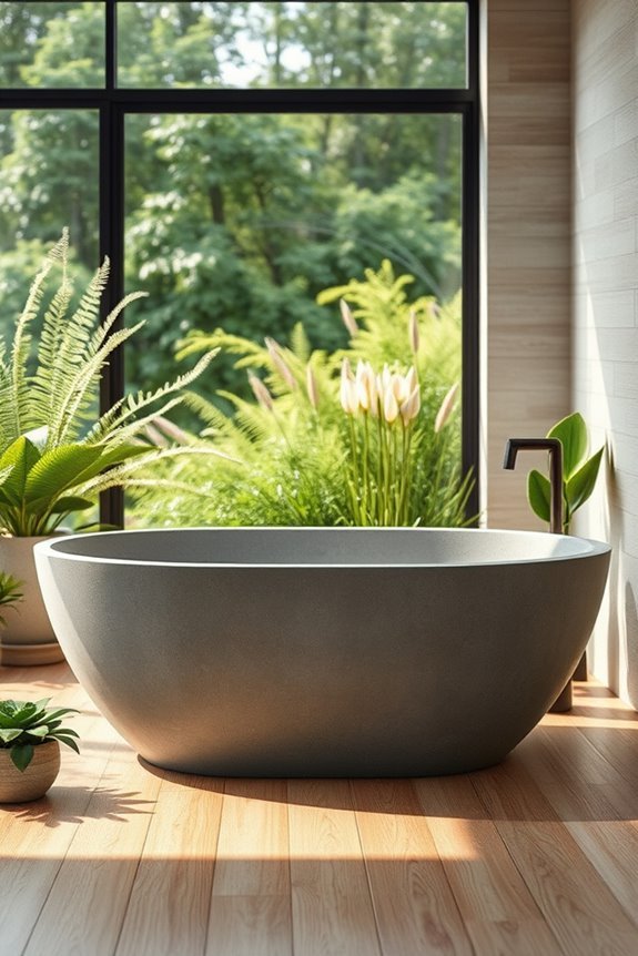 sustainable elegance in bathrooms