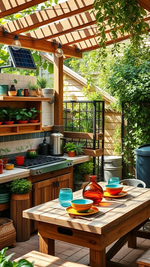 sustainable garden kitchen practices