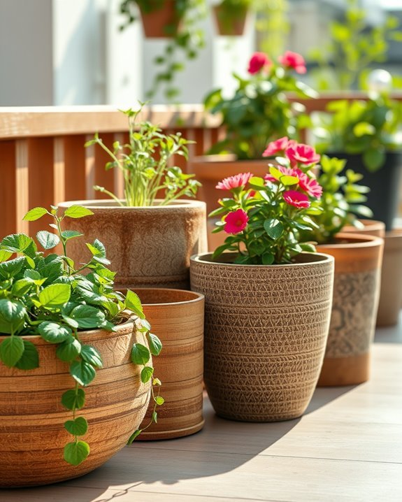 sustainable gardening with biodegradable pots