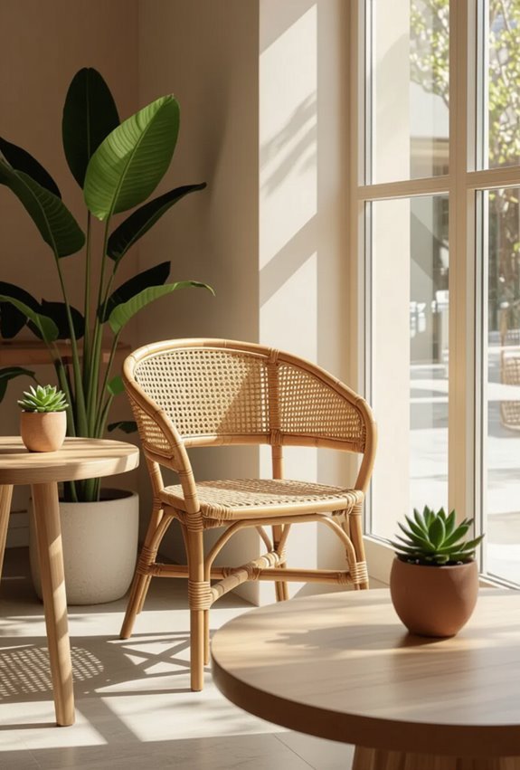 sustainable materials for cafe interiors