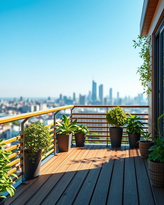 sustainable railing design materials