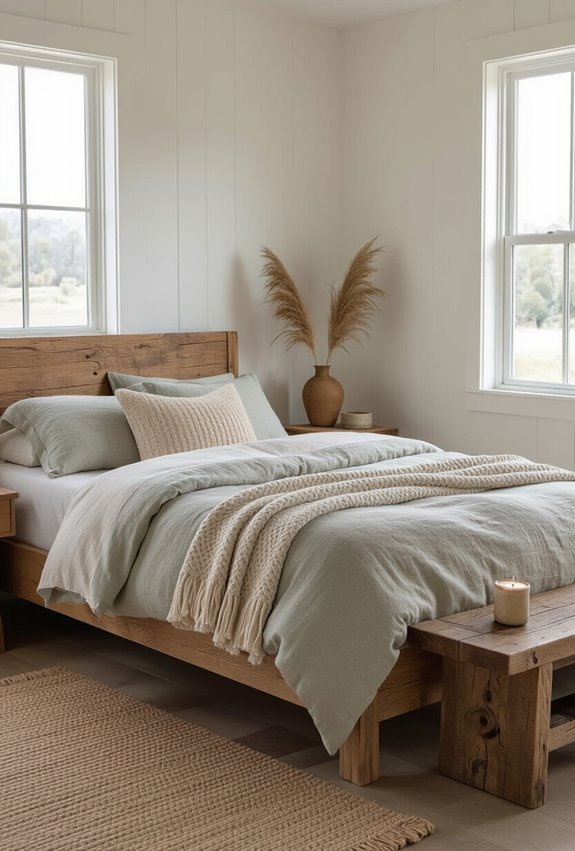 sustainable reclaimed materials and finishes