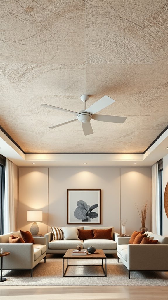sustainable recycled ceiling design