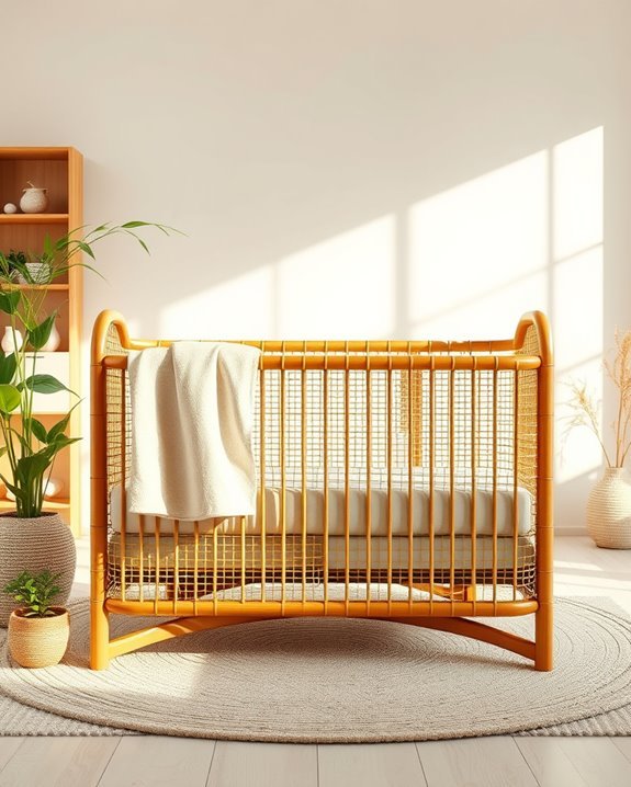 sustainable safe bamboo cribs