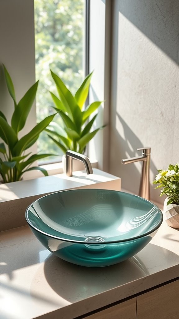 sustainable stylish bathroom sinks