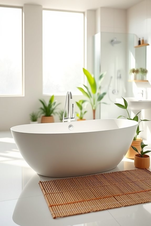 sustainable stylish small bathtubs