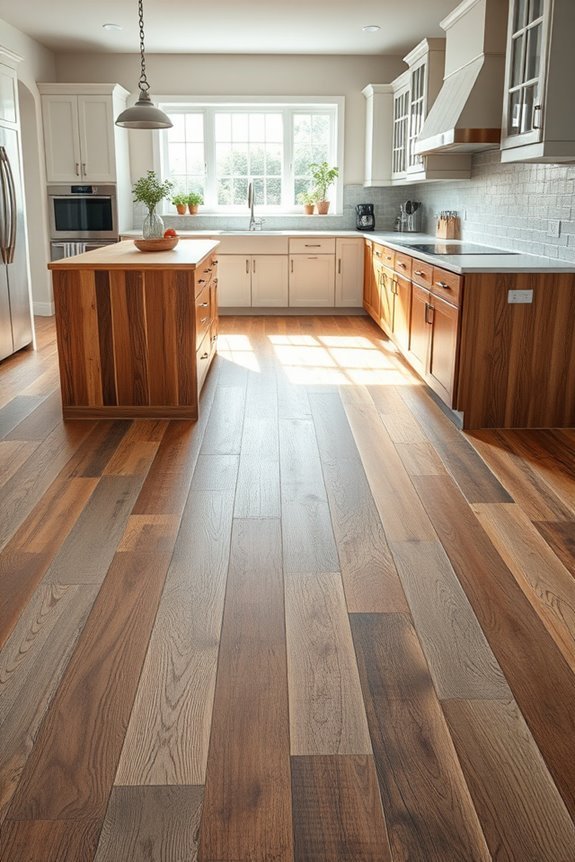 sustainable unique kitchen flooring
