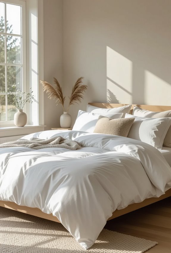 swap bedding for cozy comfort