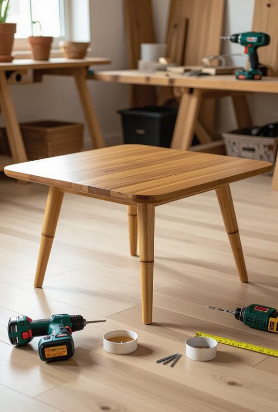 swap to tapered bamboo legs