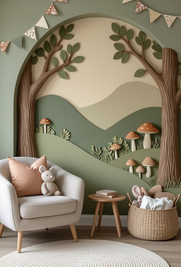 tactile fairy tale woodland nook