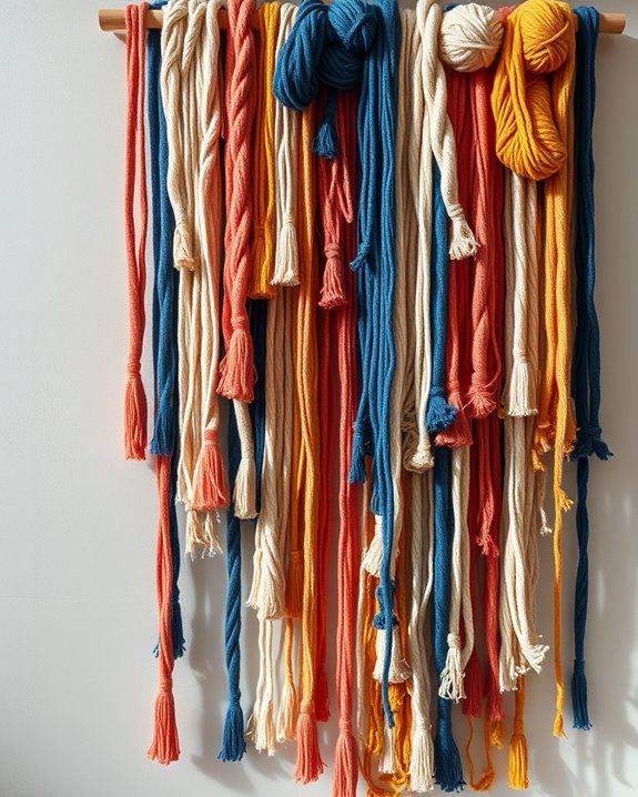 tactile textile wall art