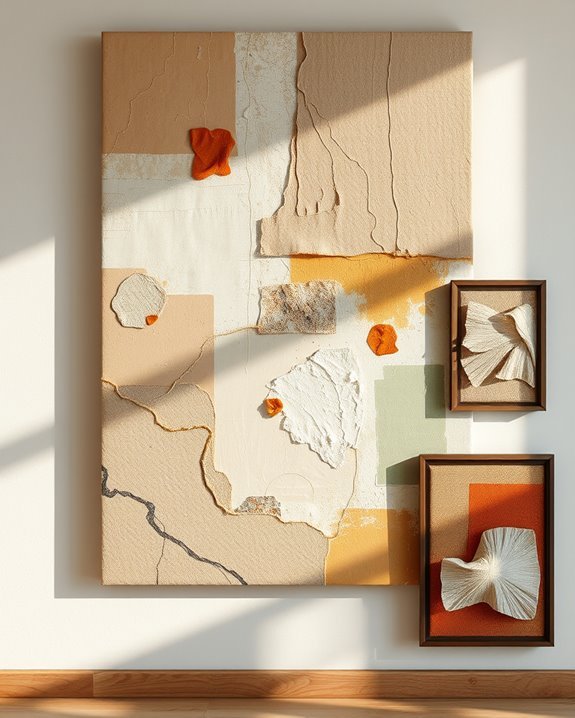 tactile textured wall art