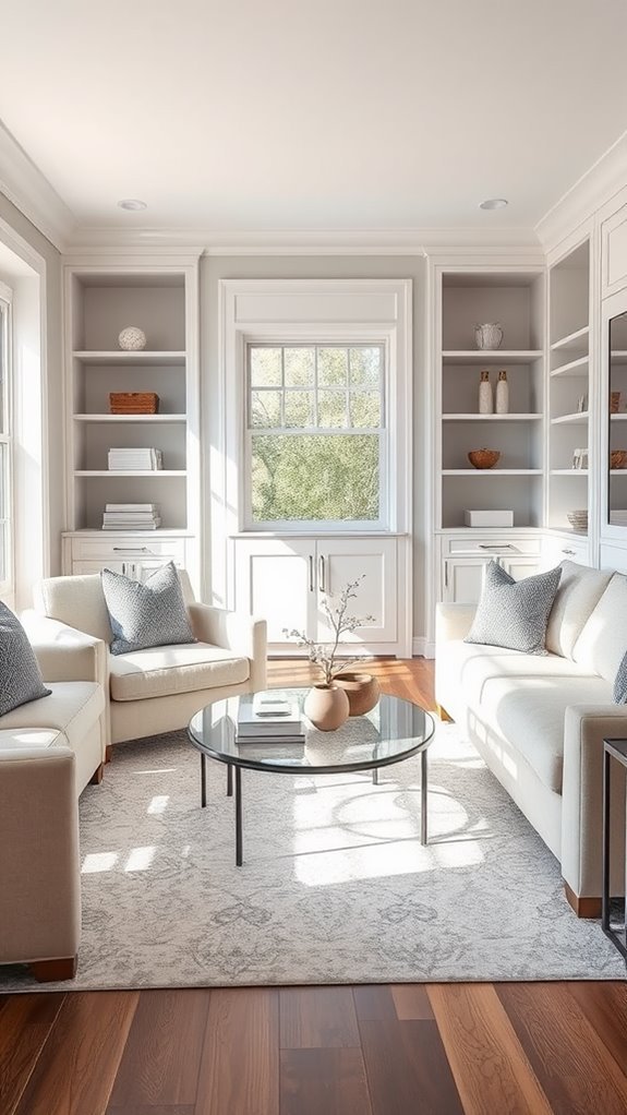 tailored cabinetry and shelves