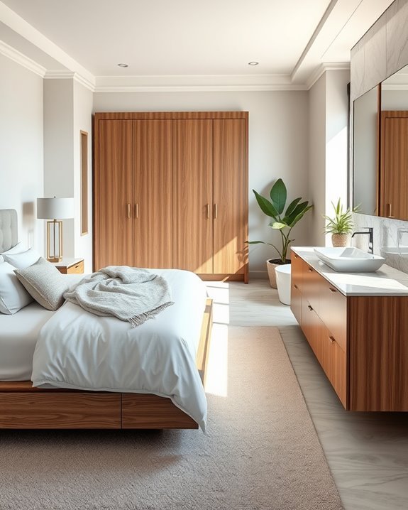 tailored cabinetry for storage