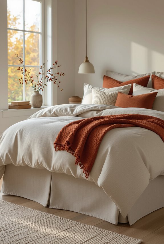 tailored coordinating bed skirt