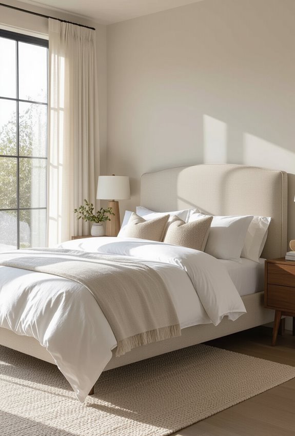 tailored tufted mid century warmth