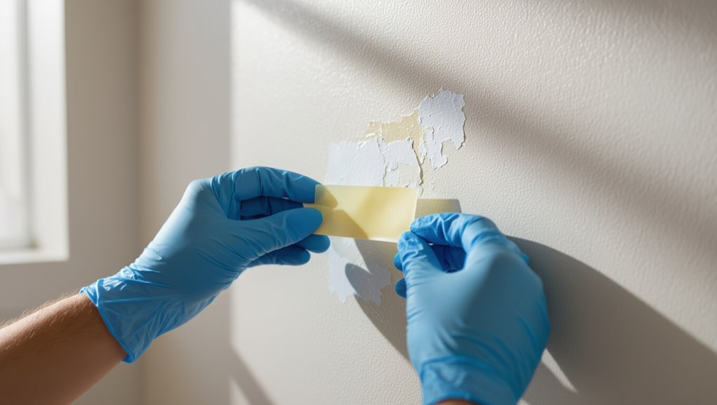 tape lift mold sampling method
